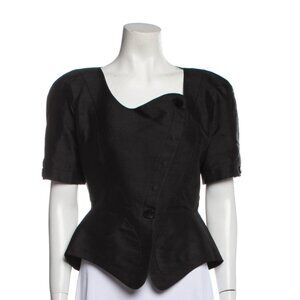 Thierry Mugler Black Hiver Blouse 1989